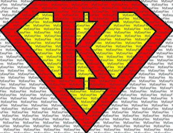 Super K Logo - Custom Superman K svg Super K hero svg man of steel svg | Etsy