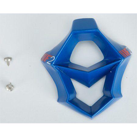 Animal with a Red and White Triangle Logo - Fly Racing F2 Animal Mouthpiece Blue/White/Red 73-46412 - Walmart.com