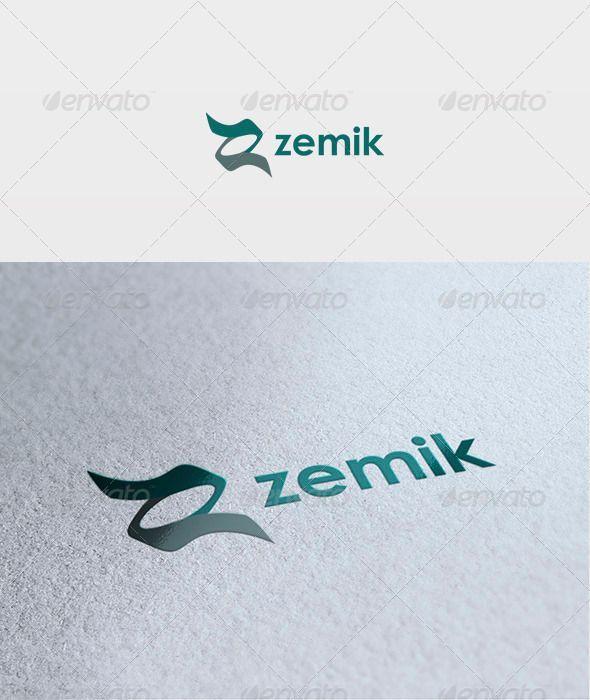 Modern MSN Logo - Zemik Logo #GraphicRiver can