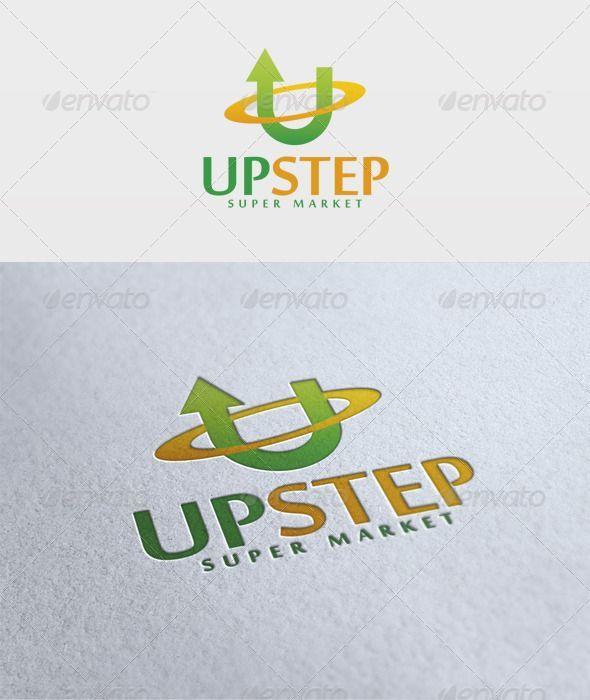 Modern MSN Logo - Up Step Logo #GraphicRiver File: - PSD - Vector - CMYK - Text can ...
