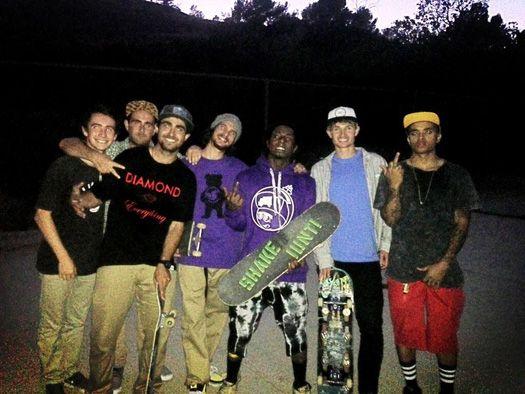 Grizzly Skater Logo - Lil Wayne Goes Skating At Griffith Park In Los Angeles With The ...