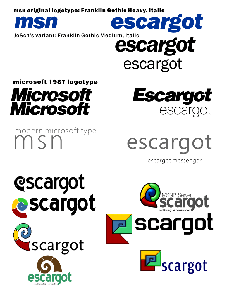 Modern MSN Logo - If anyone needs this Escargot logo - Escargot MSN Server - MessengerGeek