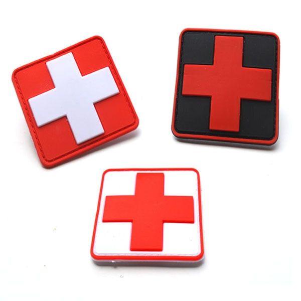 3D Red X Logo - 3D PVC Rubber Red Cross Flag of Switzerland Swiss Cross Patch Medic ...