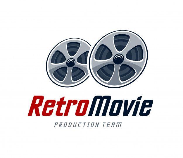 Movie Logo - Retro movie logo Vector | Free Download