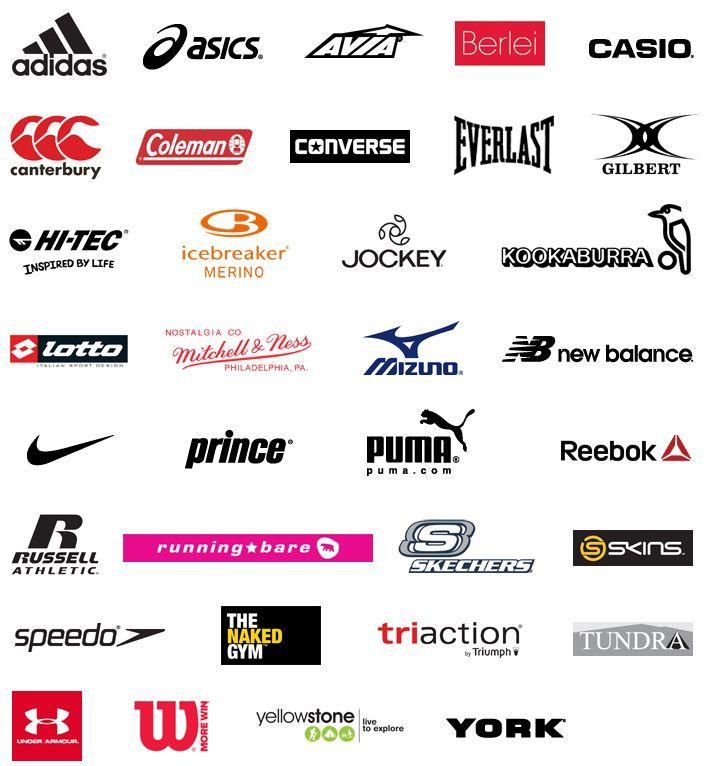 Sports Clothing Logo - Sports Clothing Brand Logos | media tech | Pinterest | Sports brand ...
