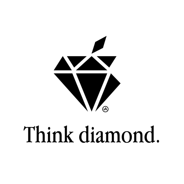 Apple Diamond Logo - Creative Apple Logos
