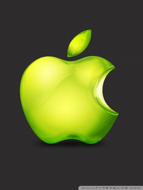 Apple Diamond Logo - Green Apple Logo ❤ 4K HD Desktop Wallpaper for 4K Ultra HD TV ...