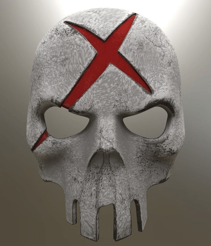 3D Red X Logo - 3D printable model Red X Mask | CGTrader