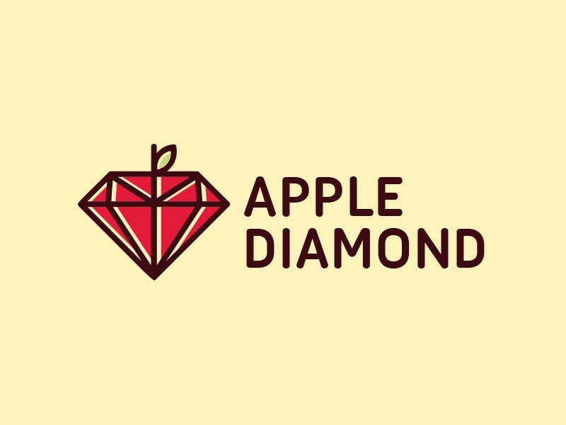 Fresh Diamond Logo - Apple Diamond Logo by Alberto Bernabe | Dribbble | Dribbble