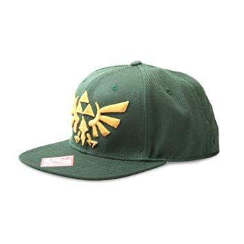 Tan and Green Logo - Nintendo Zelda Green Logo CAP with CAP Wide Bill The Legend Of Zelda