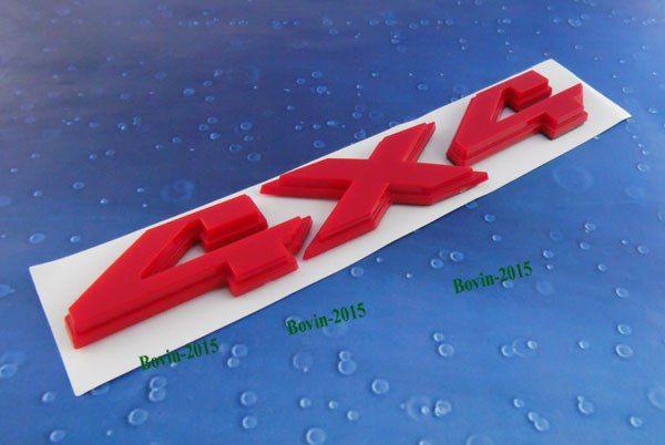 3D Red X Logo - Hot Sale New 3D Red 4X4 4 X 4 for 2015 RAM 1500 Emblem Badge Sticker ...