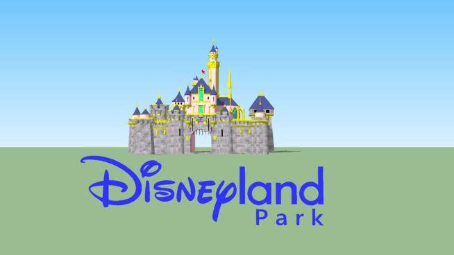 Disneyland Park Logo - 2002 Disneyland Park Logo | 3D Warehouse