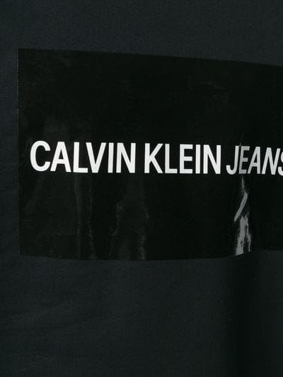 Calvin Klein Jeans Logo - Calvin Klein Jeans black Cotton logo sweatshirt| Stefaniamode.com
