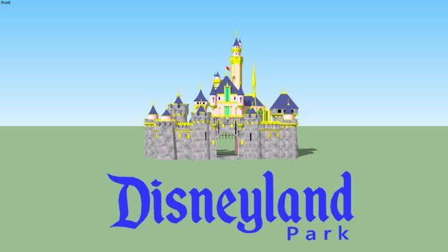 Disneyland Park Logo - 2012 Disneyland Park Logo | 3D Warehouse