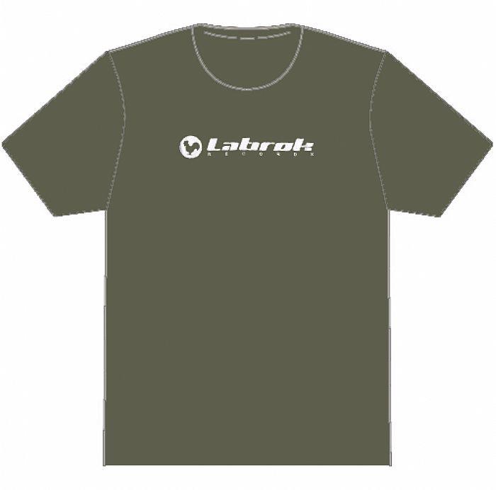 Olive Green and White Logo - LABROK Labrok T Shirt (olive green with white logo) vinyl at Juno ...