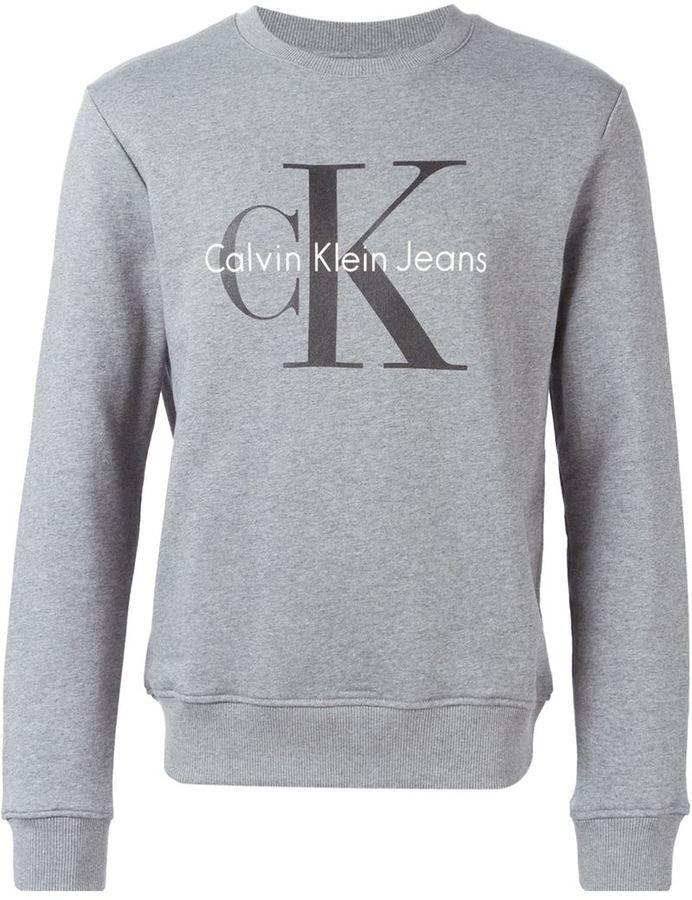 Calvin Klein Jeans Logo - Calvin Klein Jeans Logo Print Sweatshirt | Where to buy & how to wear