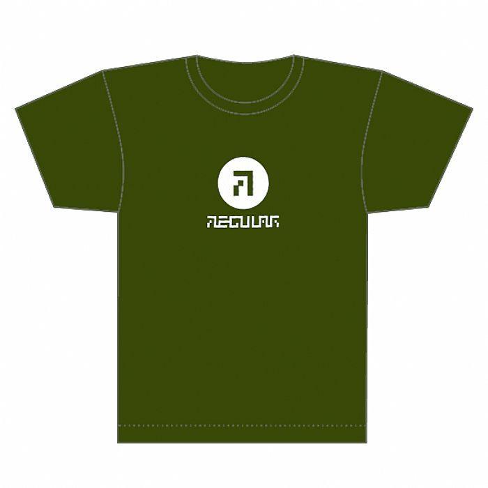 Olive Green and White Logo - REGULAR Music For People T Shirt (olive green with white logo) vinyl ...