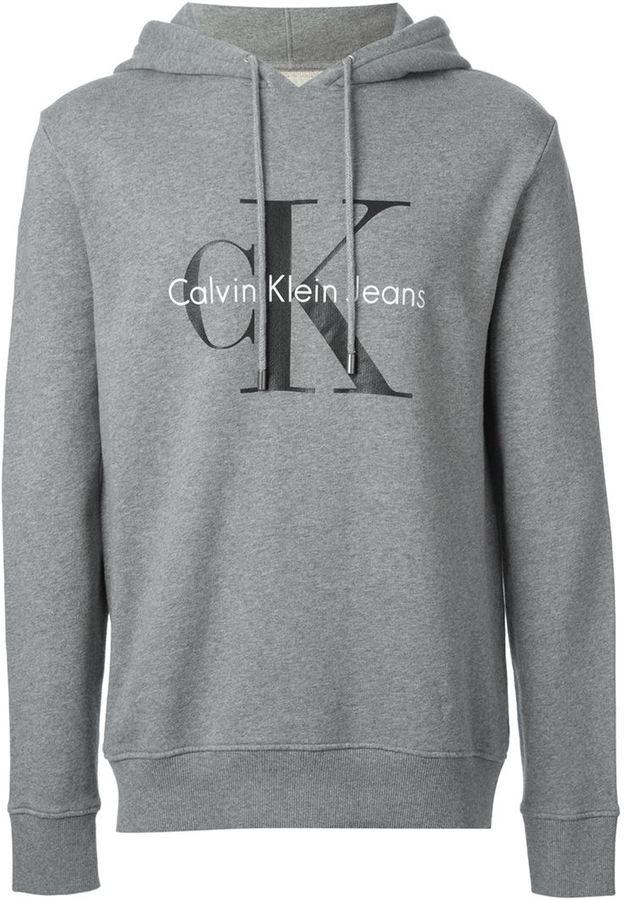 Calvin Klein Jeans Logo - Calvin Klein Jeans Logo Print Hoodie. Where to buy & how to wear