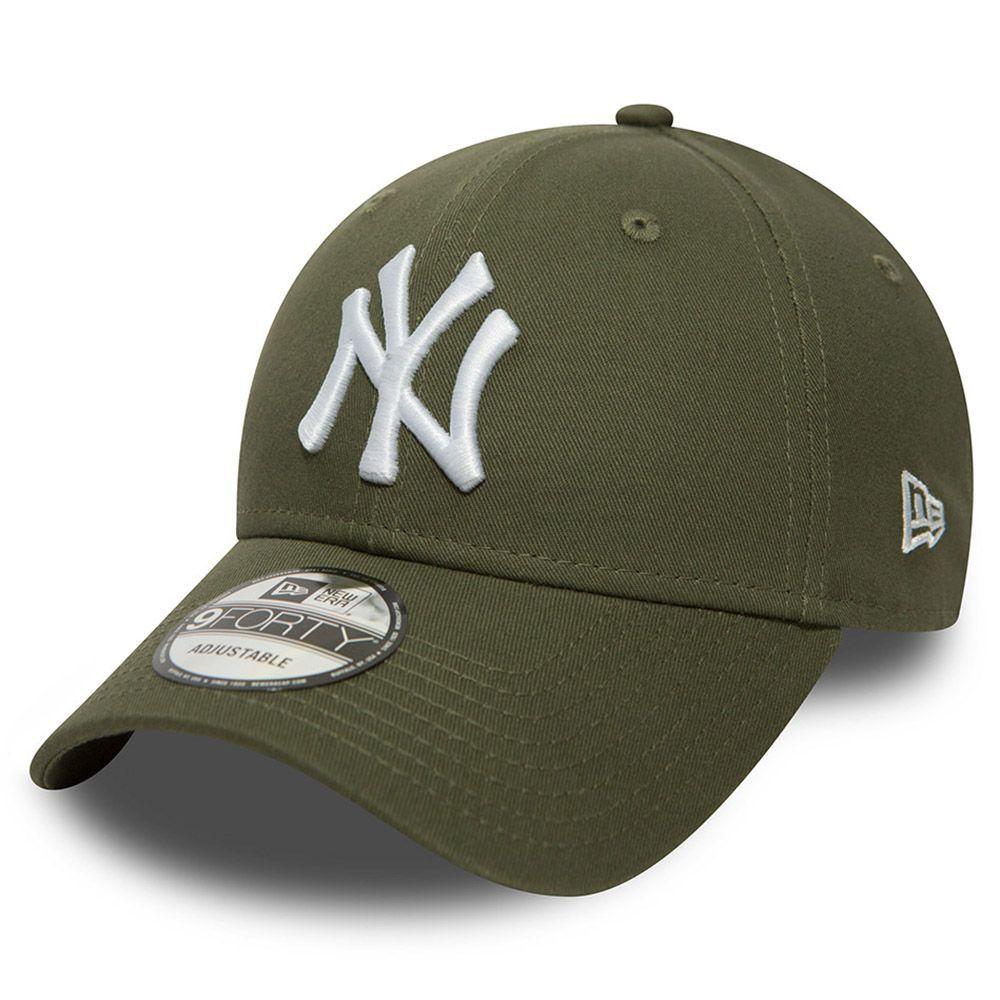 Olive Green and White Logo - New Era New York Yankees 9 Forty Cap Olive Green Optic White - Urban ...