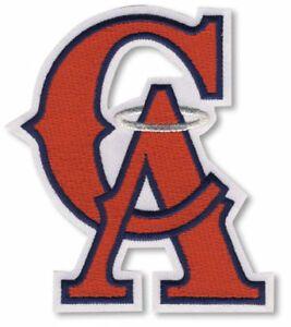 California Angels Logo - California Angels 'CA' Logo Word Jersey Logo Emblem MLB Sleeve Patch