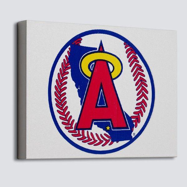 California Angels Logo - California Angels logo Canvas