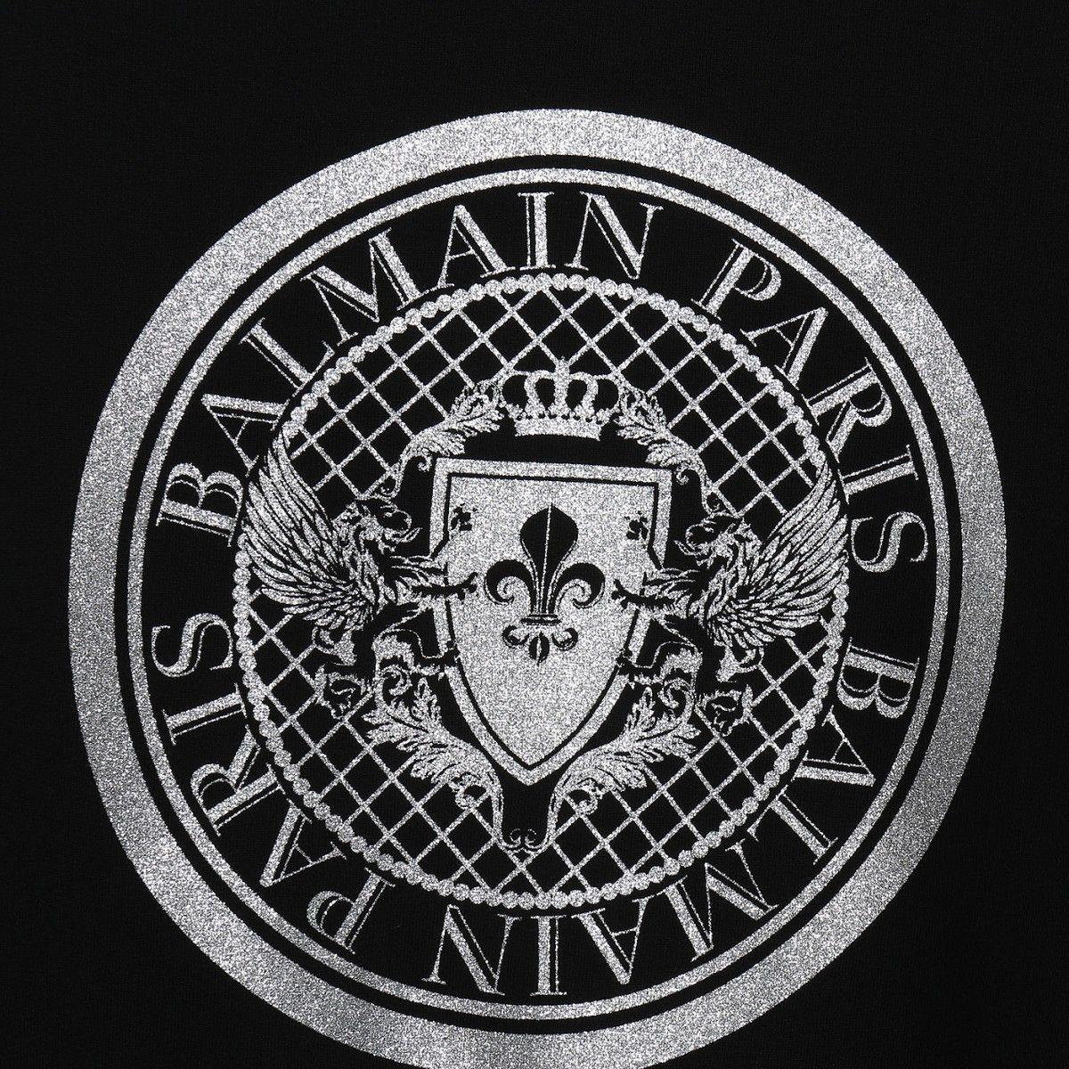 Balmain Logo - Balmain logo embellished sweatshirt
