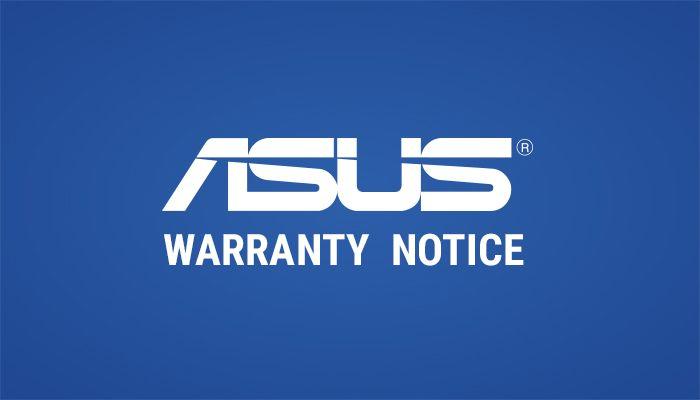 Blue Asus Logo - ASUS. Summary of Updates to the ASUS Warranty Information Form