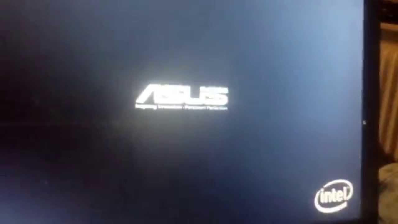 Asus Company Logo - Help. Asus laptop stuck in Asus logo. - YouTube