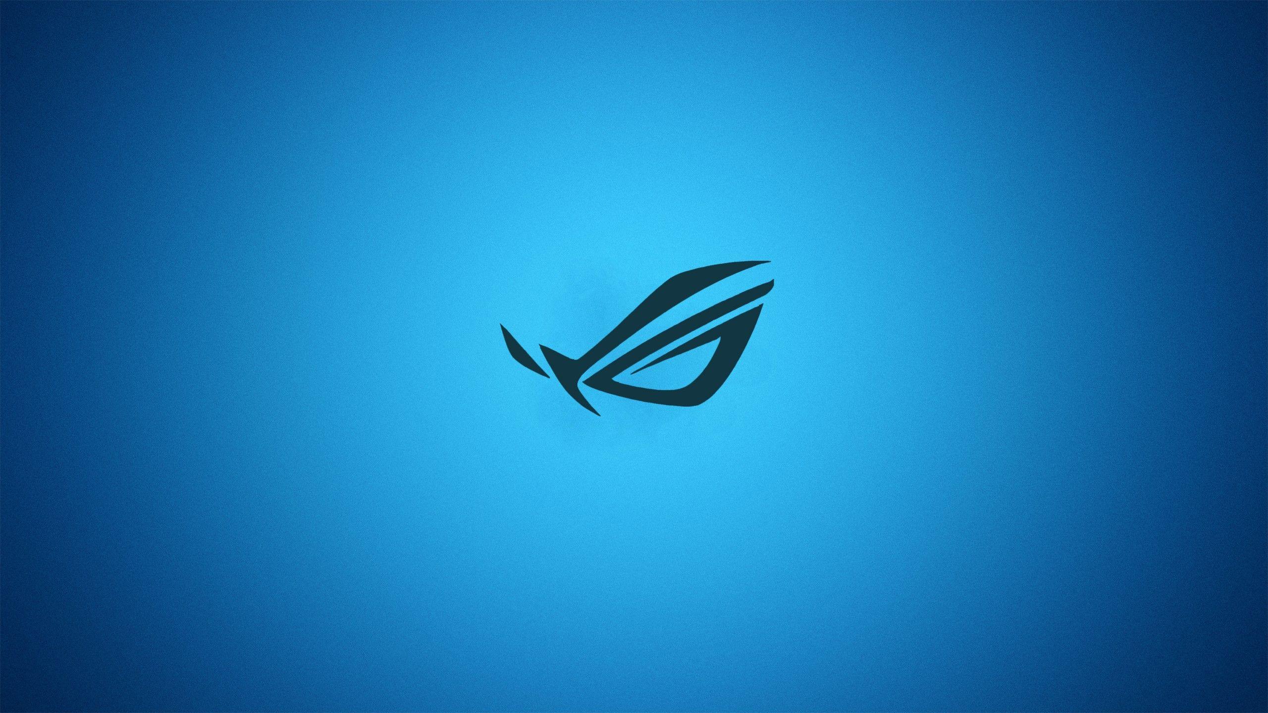 Blue Asus Logo - minimalistic, blue, Asus, logos, Republic Of Gamers, gradient ...