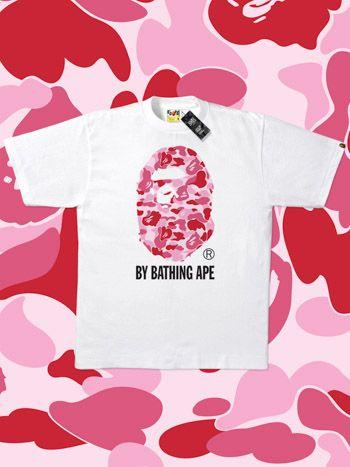 Bathing Ape Pink Logo - YR x Bape