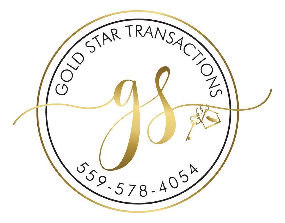 Gold Star in Circle Logo - Gold Star Transactions