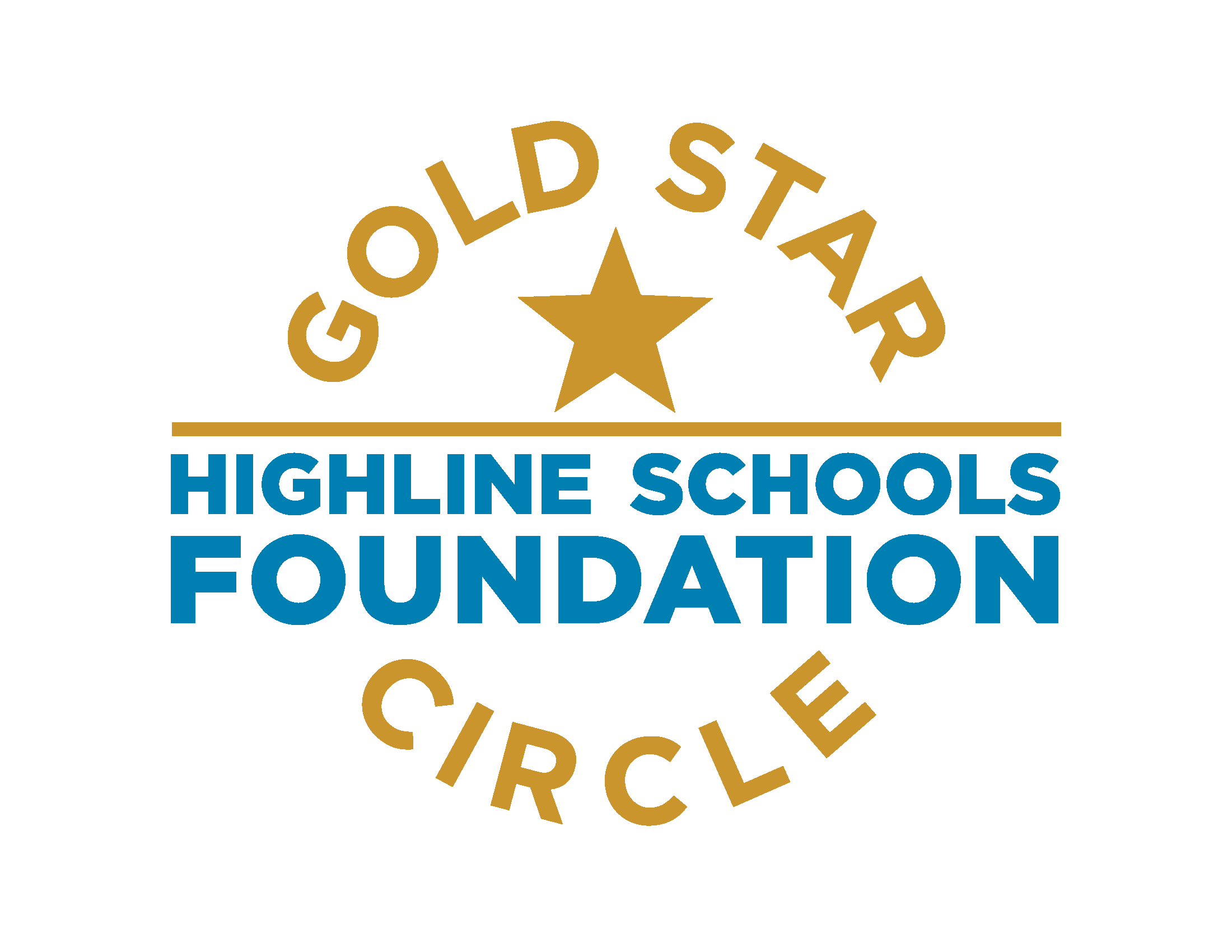 Gold Star in Circle Logo - Gold Star Circle – Highline Schools Foundation
