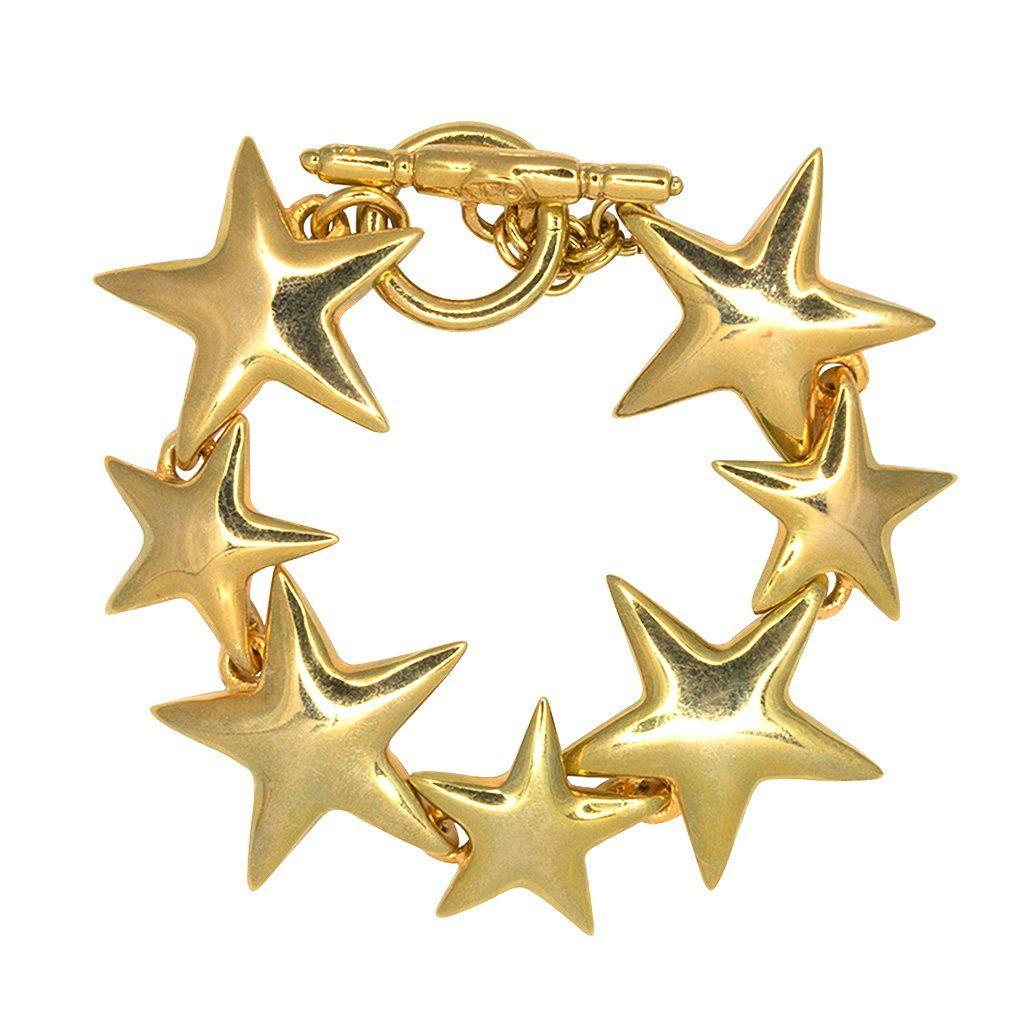 Gold Star in Circle Logo - Gold Star Bracelet