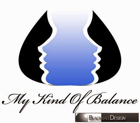 Woman Holding Baby Blue Logo - Blackball Design: My Kind of Balance Logo