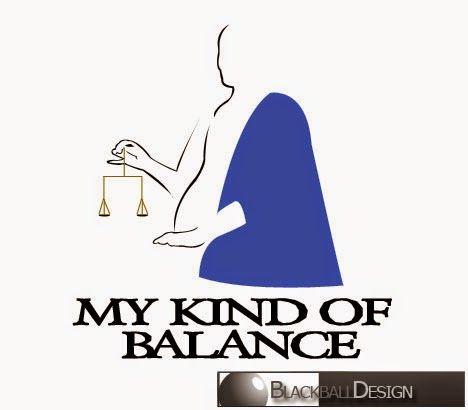 Woman Holding Baby Blue Logo - Blackball Design: My Kind of Balance Logo