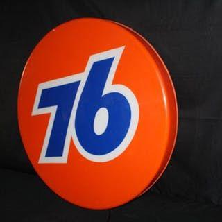 Orange and Blue 76 Logo - Lot 249: UNION 76 GAS STATION LIGHTED SIGN (58 views)