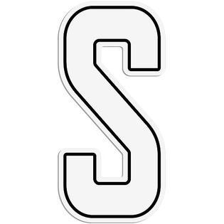 Giant White C Logo - Bigbolo Giant White S Letter Outdoor Sign