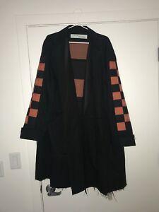 Giant White C Logo - OFF-WHITE c/o Virgil Abloh Giant Checker Square Work Jacket ...