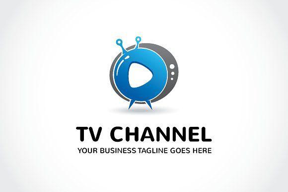 TV Channel Logo - TV Channel Logo Template ~ Logo Templates ~ Creative Market