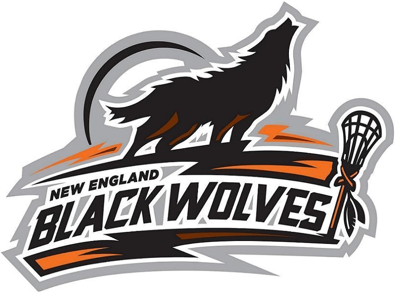 Wolves Sports Logo - New England Black Wolves Primary Logo - National Lacrosse League ...