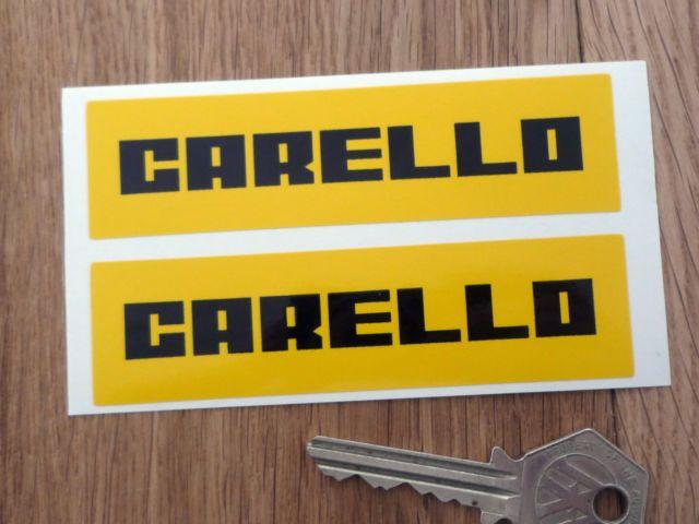 Old- Style Logo - CARELLO Old Style Logo Classic Car Stickers Ferrari Etc | eBay