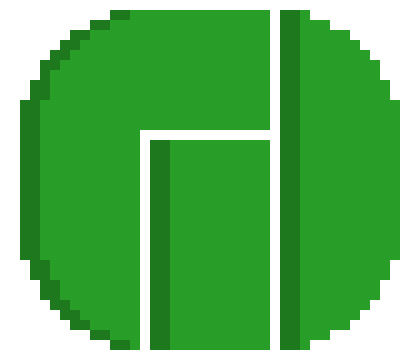 Manjaro Logo - Round Pixel Manjaro Logo | Pixel Art Maker