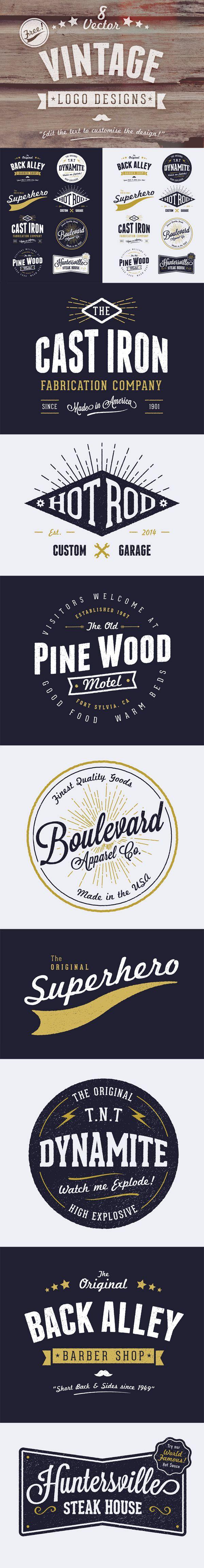 Old- Style Logo - Free Customizable Vector Vintage Style Logo Designs