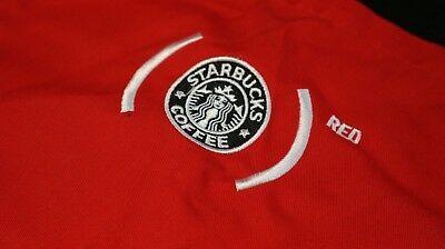 Old- Style Logo - STARBUCKS RED APRON. Two for Price of One. Old Style Logo. - £12.99