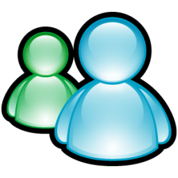 Windows Messenger Logo - Windows Messenger Icon. Sleek XP Software Iconet