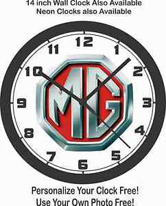 Triumph Car Logo - MG CLASSIC CAR LOGO WALL CLOCK-BMW, MERCEDES BENZ, TRIUMPH, VW | eBay