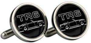 Triumph Car Logo - Triumph TR6 Car Logo Cufflinks and Gift Box