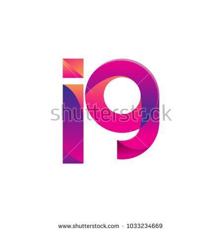 IG Logo - Initial Letter IG Logo Lowercase, magenta and orange, Modern and ...