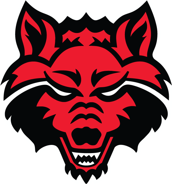 Wolves Sports Logo - Arkansas State Red Wolves Primary Logo - NCAA Division I (a-c) (NCAA ...