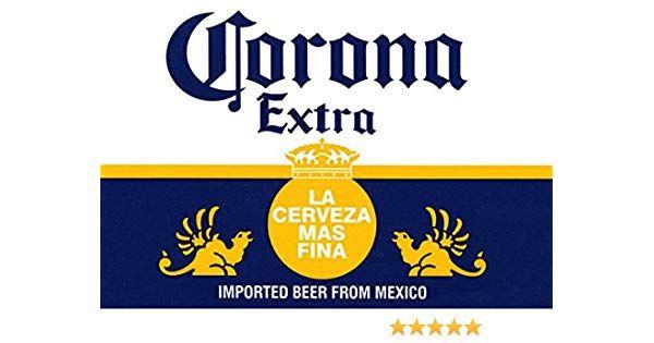Corona Beer Logo - Corona Poster, La Cerveza Mas Fina, Delicious Mexican Beer, Mexico